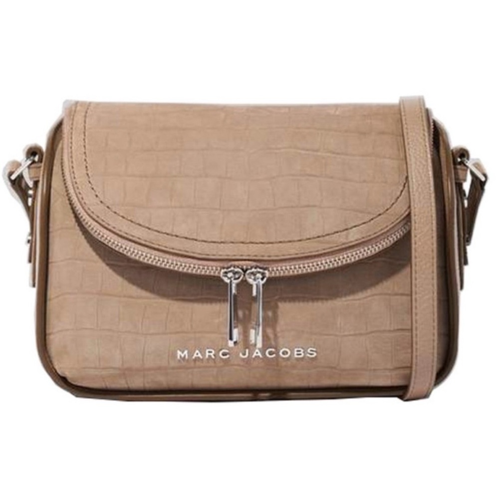 🔥🔥Marc Jacobs The Groove Mini
Messenger Bag Croc Print in Greige🔥